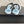 CC 26s Thong Sandals Blue Pastel Black Rubber Leather 647683
