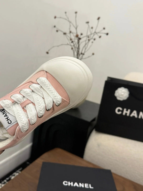 CC 26s Casual Sneaker Baby Pink White Canvas Leather 183593