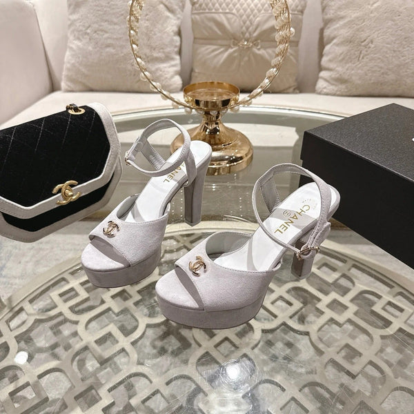 CC 2026 Platform Sandals Lambskin 834303