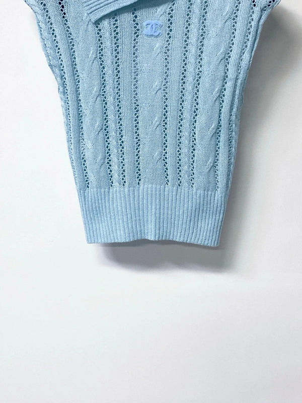 CC 2026 Knit Sweater Vest Laine Wool 315615