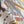 HM 26s Knitting Scarf 90 White Gray Colorful Mulberry Silk 148048