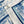 HM 26s Knitting Scarf 90 White Blue Colorful Mulberry Silk 147543