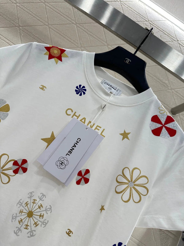 CHANEL 25S PRINTED T-SHIRT 650