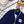 CC 26 V-neck Knit Cardigan Navy Blue Wool Cashmere 785160