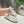 MARY JANE FLAT IN WHITE MESH