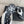 CC 26s Thong Sandals Black White Rubber Leather 647684