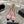CC 26s High Heels Pump 85 Pink Black Wool Fabric 627017