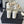 CC 26s Platform Sandals 75 White Sheepskin Mixed Gold Charm 650089