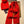 SET SCARF AND HAT IN CHERRY RED WOOL AND RABBIT FUR 416367