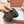 FLAT SHOES IN BLACK MESH FABRIC
