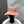 MM BUCKET IN PEACHY PINK VELVET WITH LOGO