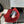 MM BASEBALL CAP IN RED FABRIC BRAND EMBROIDERY