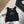 VISCOSE TANK TOP 643230 IN BLACK RIBBED KNIT WITH EMBELLISHED LOGO
