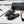 CHANEL 25S MULES WITH CHAIN DETAIL IN BLACK GLOSSY CALFSKIN GOLD HARDWRE