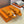 HM 26ss Oran Sandals Orange Calfskin 607234