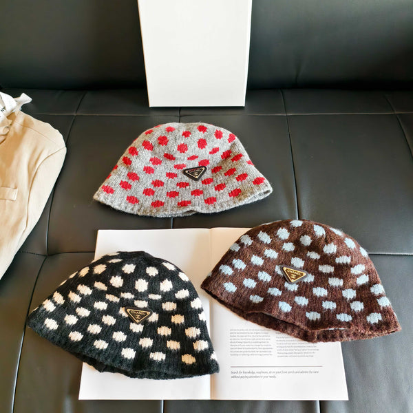 Prad 2026 Polka Dot Knitted Hat 565531