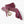 sandals burgundy suede calfskin