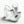 sandals white patent crumpled lambskin