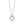 T1 CIRCLE DIAMOND PAVED MEDIUM NECKLACE
