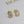 BOHEME MOP GOLD STUD EARRINGS