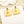 SQUARE CC GOLD EARRINGS