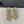 CHANE SMALL FRAGRANCE WHEAT GOLD DIAMOND EARRINGS