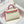 HM KELLY MINI 20 WHITE PINK EPSOM GOLD HARDWARE