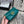 GG Marmont Mini 16.5cm Turquoise Calfskin Gold Hardware