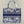Small CD Book Tote 26.5cm Jardin Botanique Blue