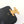 TEEN TRIOMPHE 11CM BLACK CALFSKIN GOLD DIAMOND HARDWARE